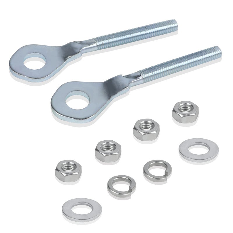 FLYPIG 0.4" 12MM Chain Wheel Axle Adjusters Tensioner for 50CC 70CC 90CC 110CC 125CC CRF70 CT70 XL75 XR50 XR70 XR80 XR100 Dirt Bike 4 Wheeler Taotao Chain Axle Adjuster - Image 1